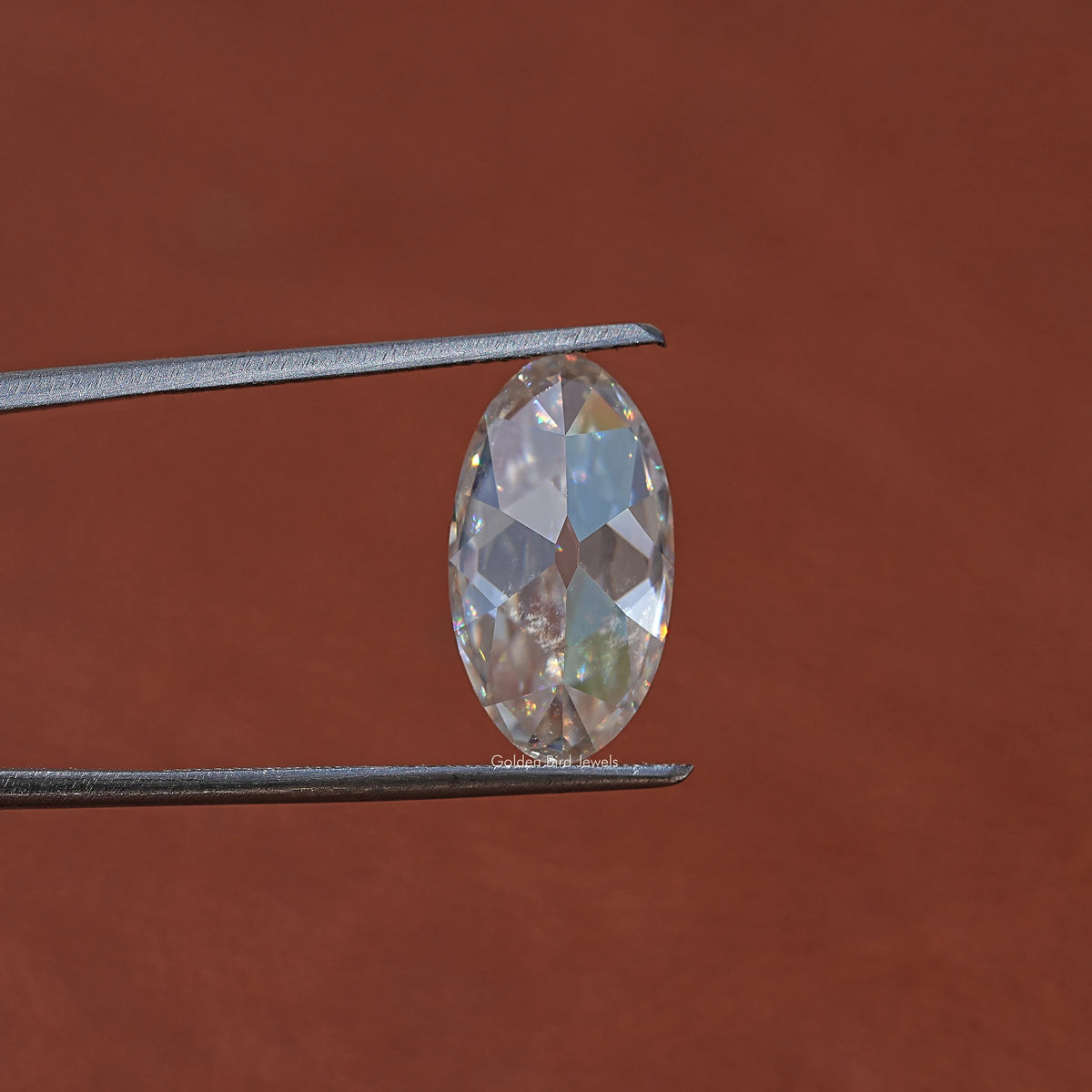 [Moissanite Moval Cut Loose]-[Golden Bird Jewels]