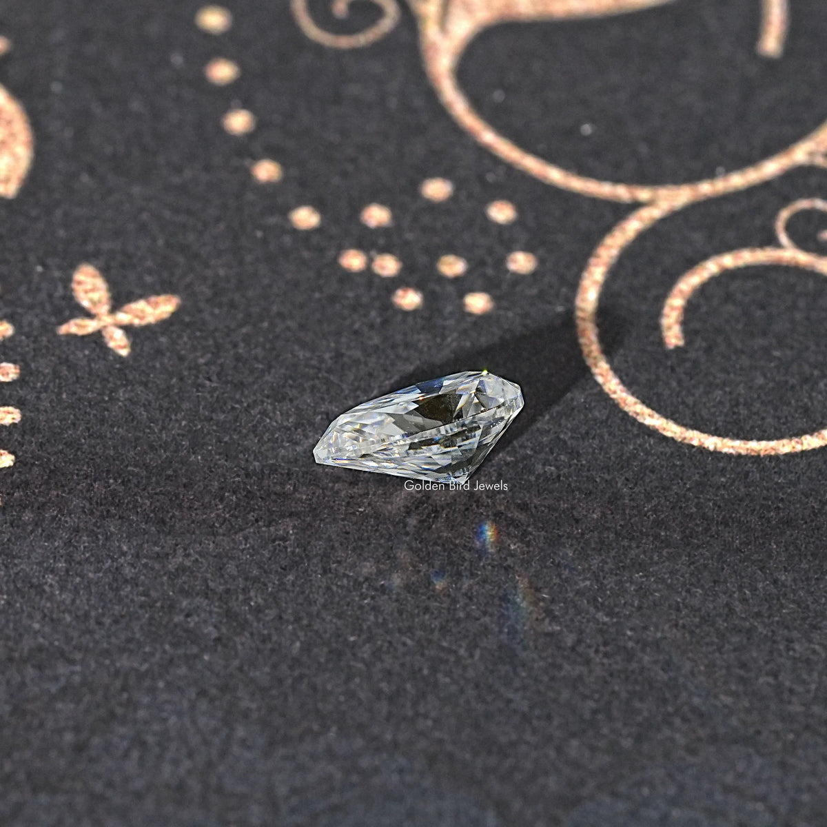 Near Colorless Pear Moissanite Loose