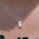 Oval Cut Lab Grown Diamond Solitaire Pendant