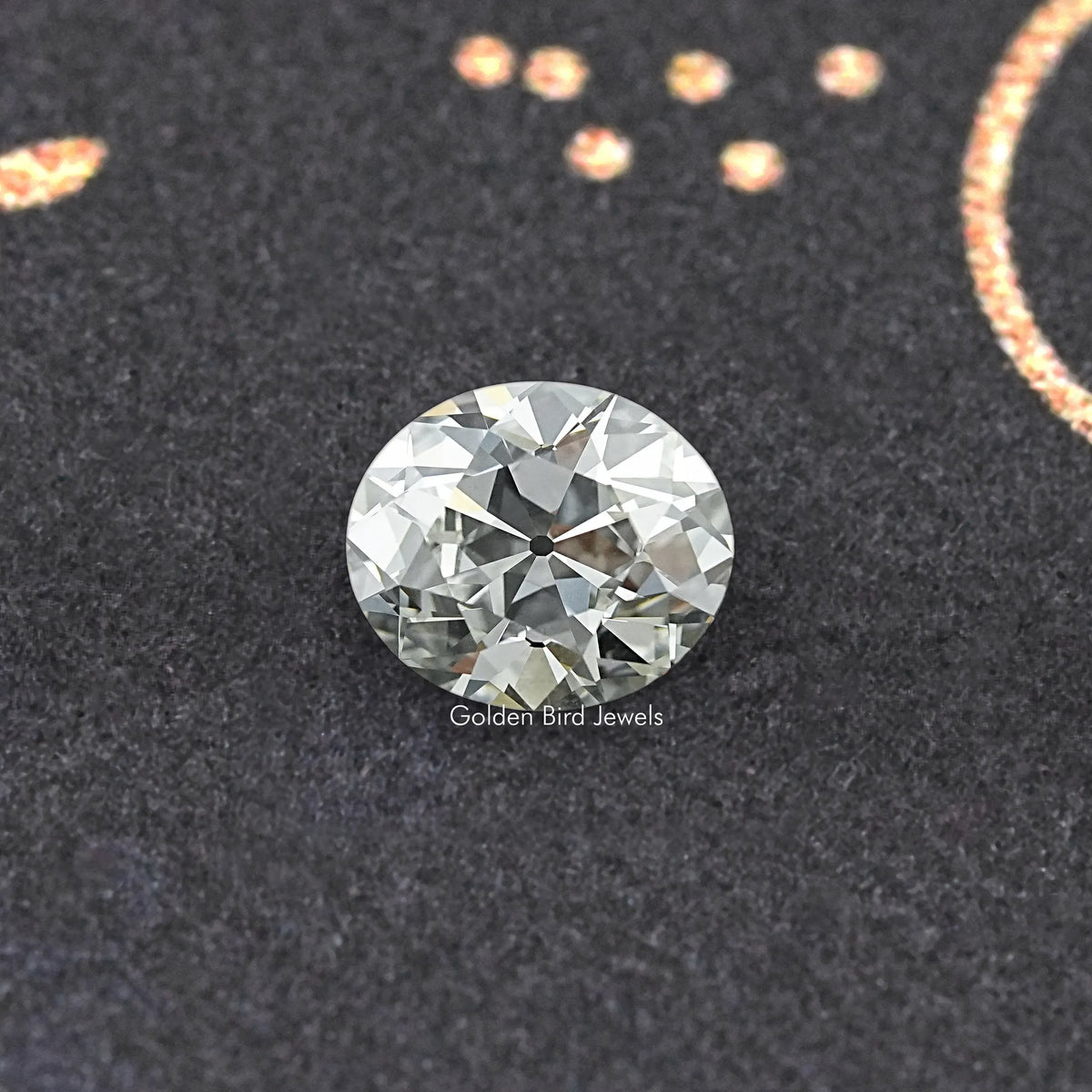 Old Mine Oval Cut Lab Grown Diamond