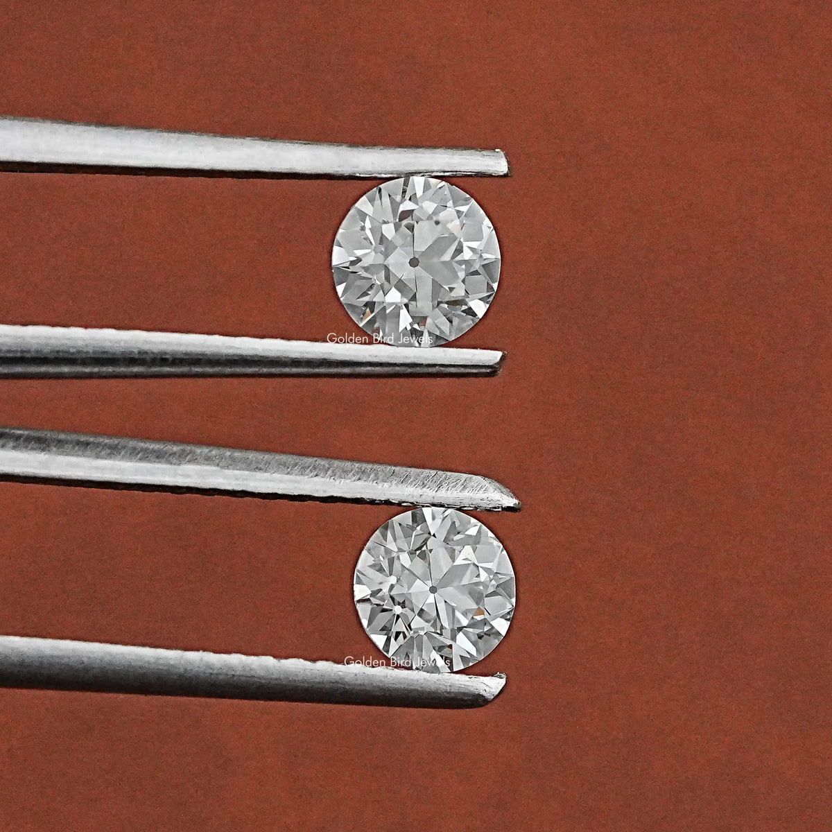 Old European Round Diamond Matching Pair