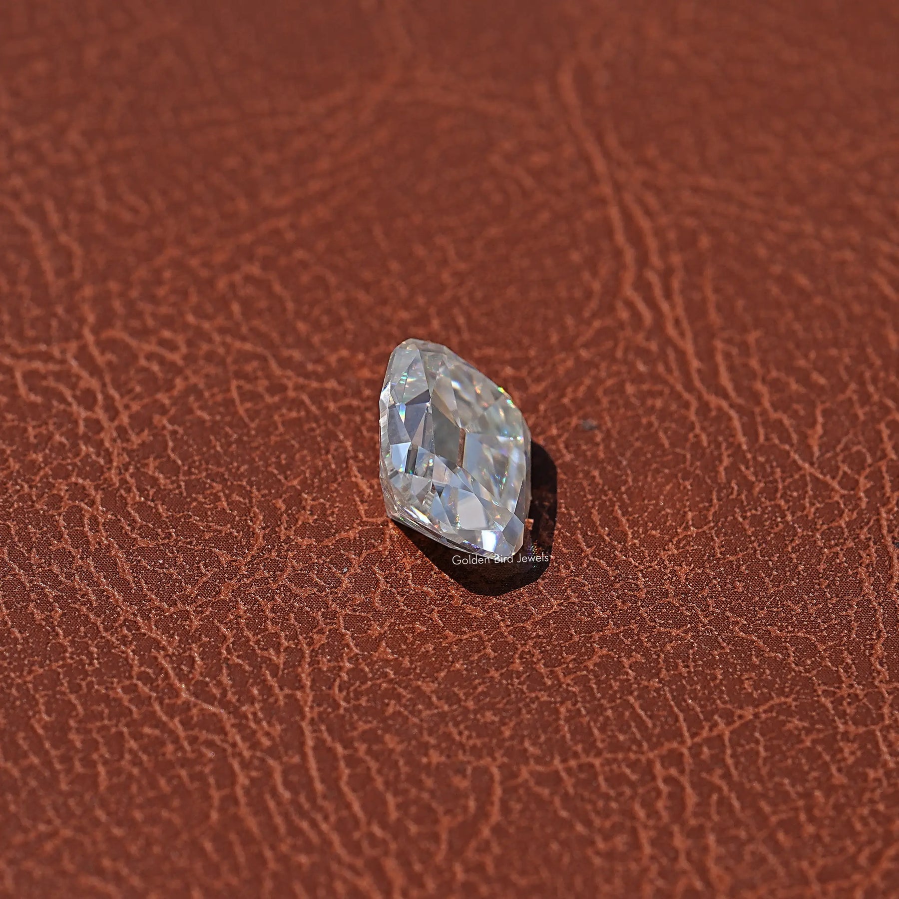 [Colorless Old Mine Cushion Cut Loose Stone]-[Golden Bird Jewels]