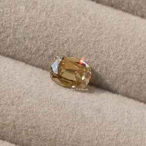 [Yellow Old Mine Cushion Cut Loose Stone]-[Golden Bird Jewels]