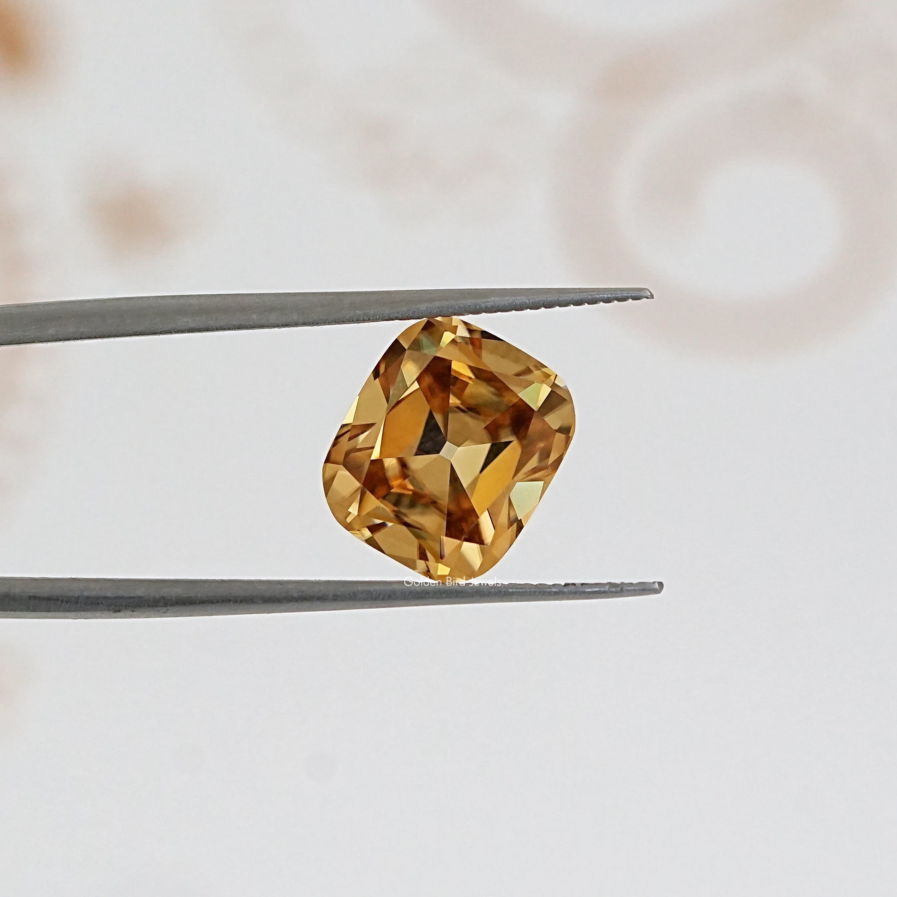 Old Mine Cut Cushion Moissanite Loose Stone