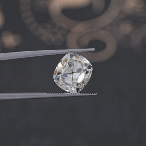 Colorless Old Mine Cut Cushion Loose Moissanite