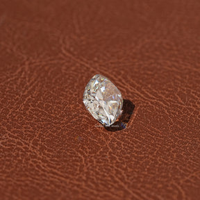Off White Old Mine Cushion Cut Loose Moissanite