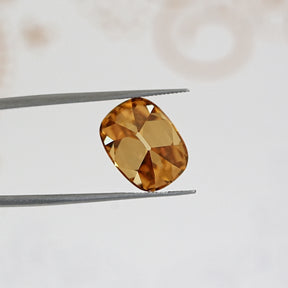 Champagne Old Mine Cut Cushion Loose Moissanite