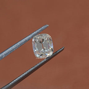 Near Colorless Old Mine Cushion Moissanite Loose Stone