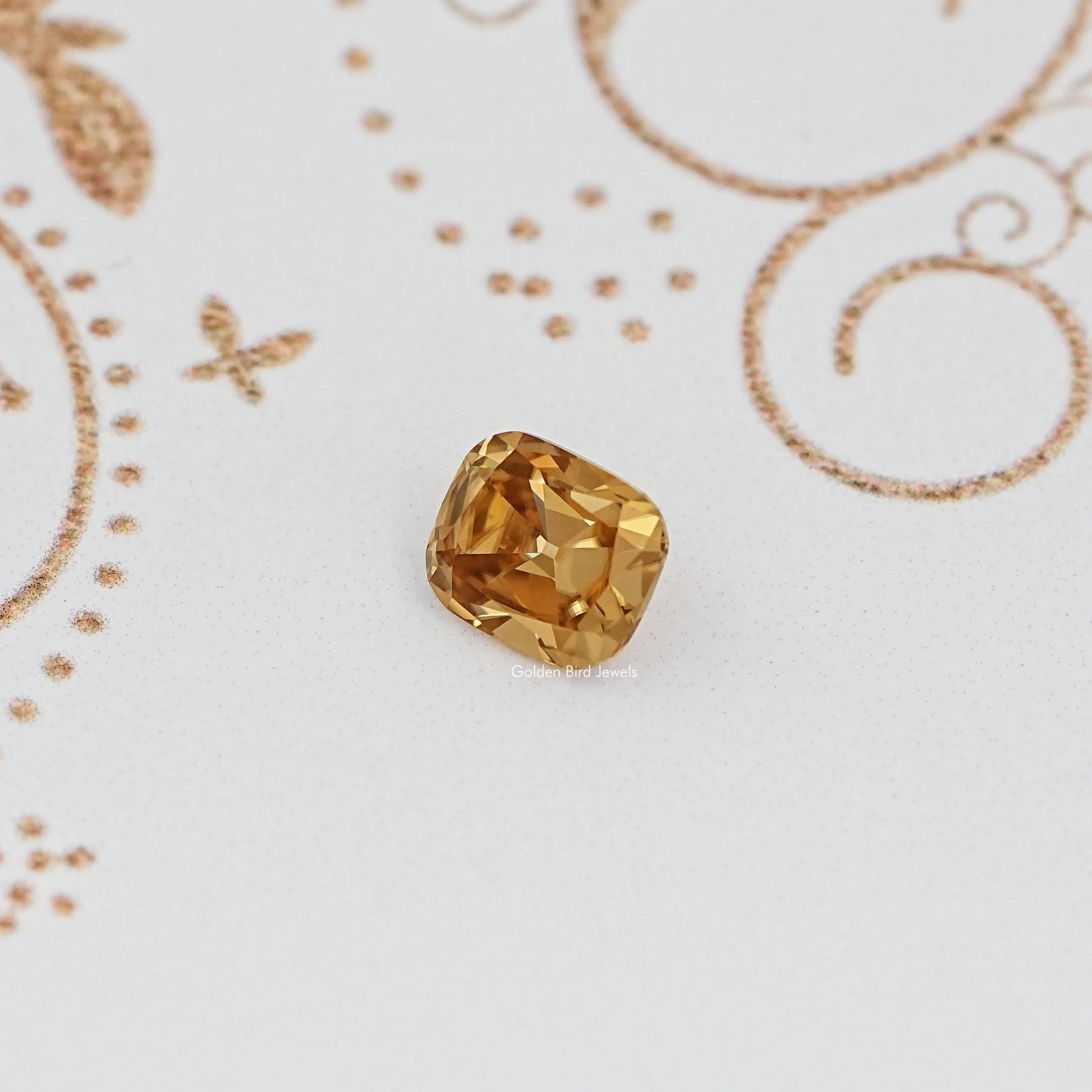 Old Mine Cut Cushion Moissanite Loose Stone