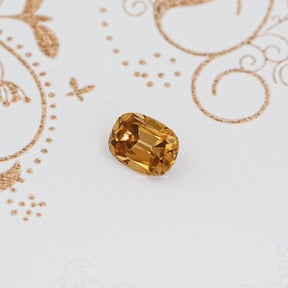 Champagne Old Mine Cut Cushion Loose Moissanite