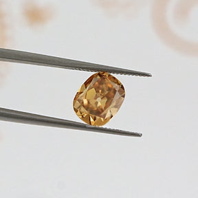 Champagne Old Mine Cushion Loose Moissanite Stone