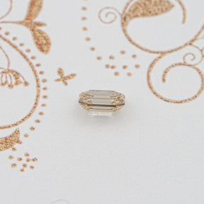 Old Mine Cut Emerald Loose Moissanite