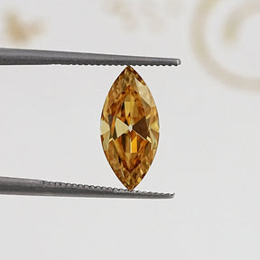 Champagne Old Mine Marquise Loose Moissanite