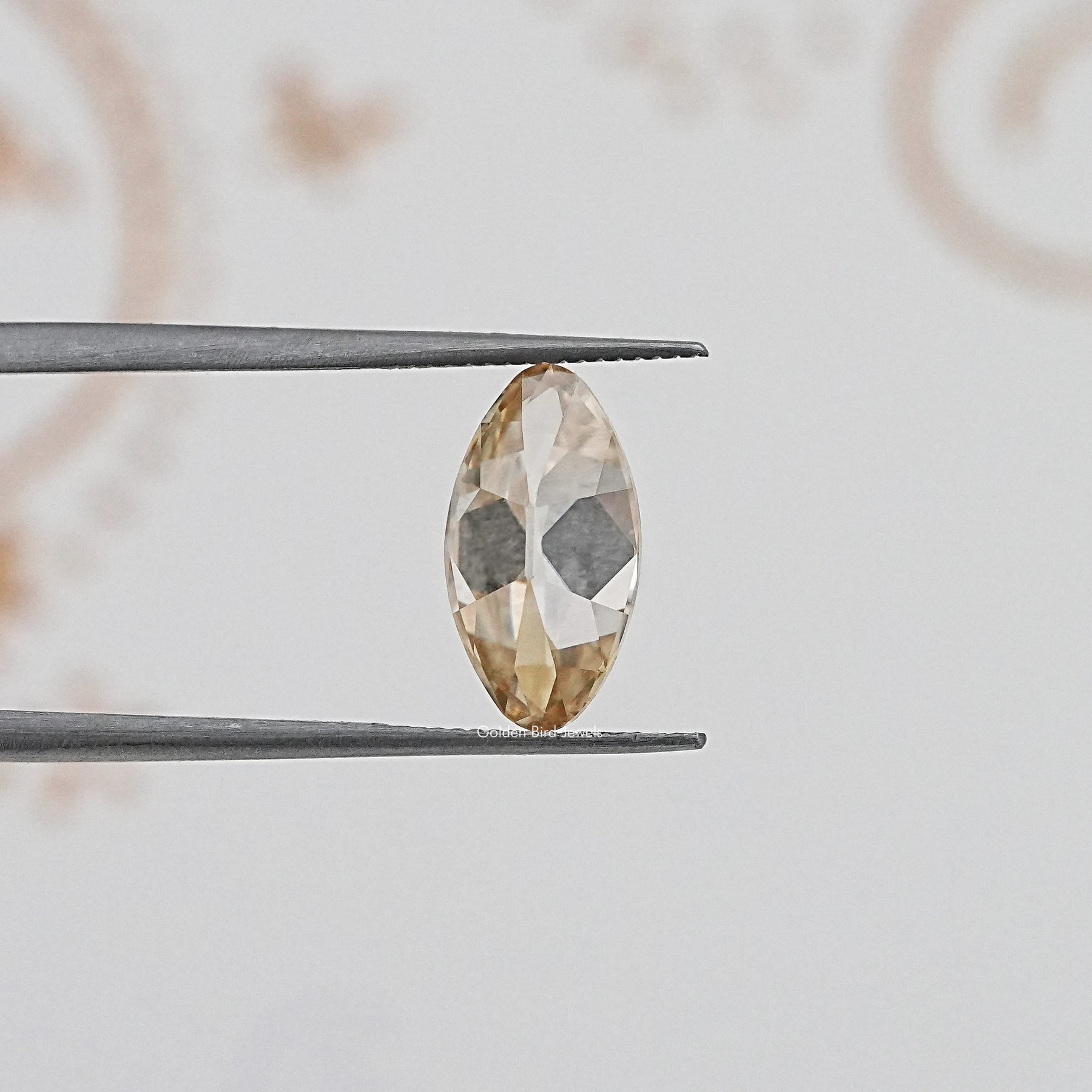 Yellow Old Mine Moval Loose Moissanite