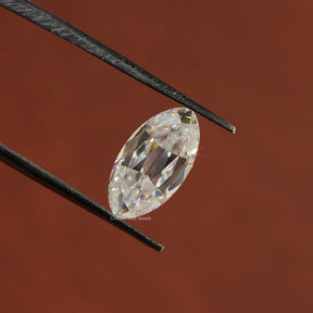 Colorless Moval Cut Loose Moissanite