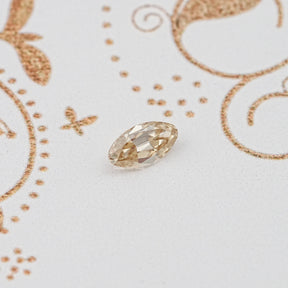 Yellow Old Mine Moval Loose Moissanite