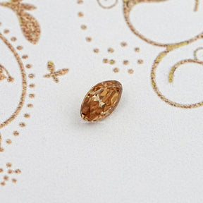 Champagne Old Mine Moval Loose Moissanite