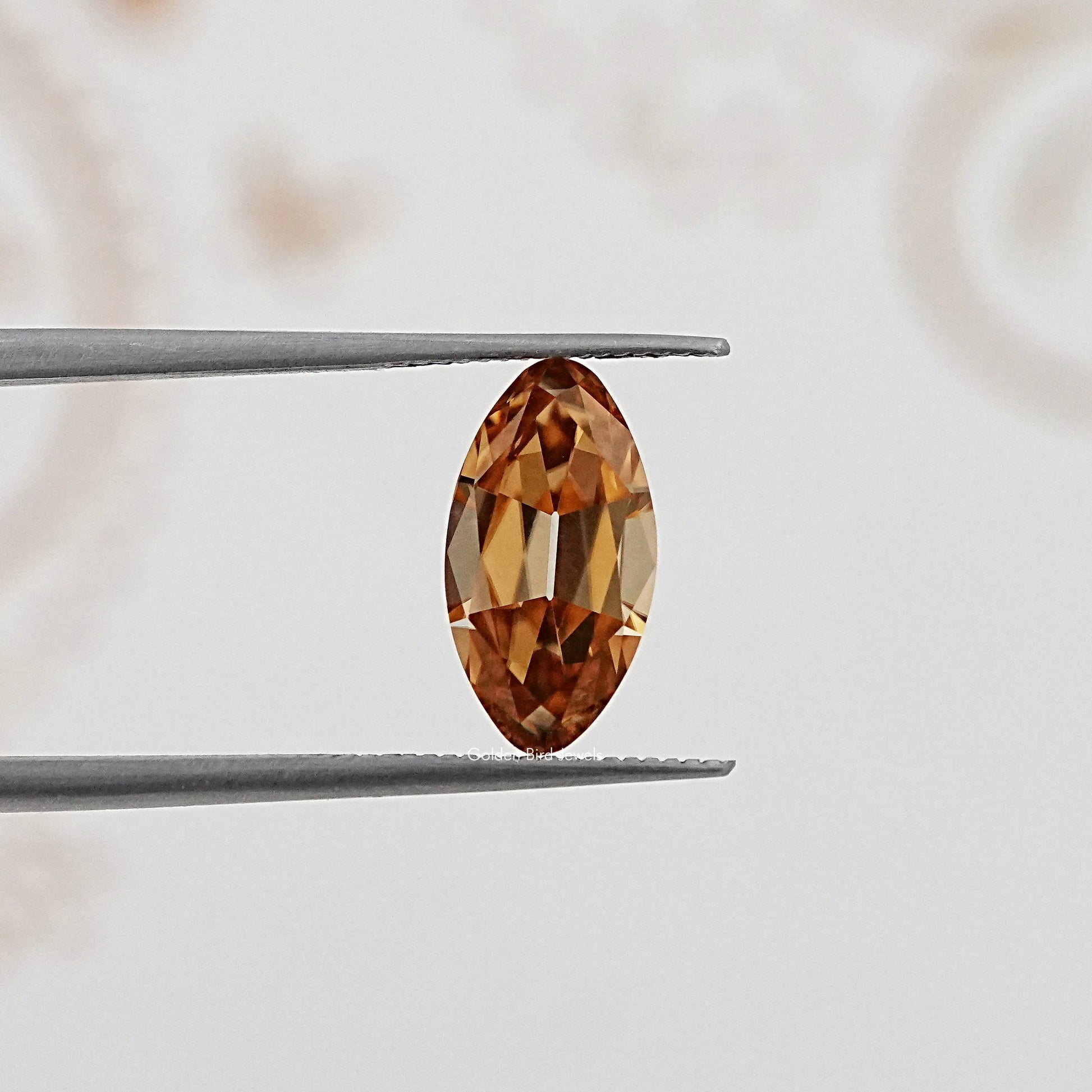 Side View Of Old Mine Moval Cut Loose Moissanite Stone