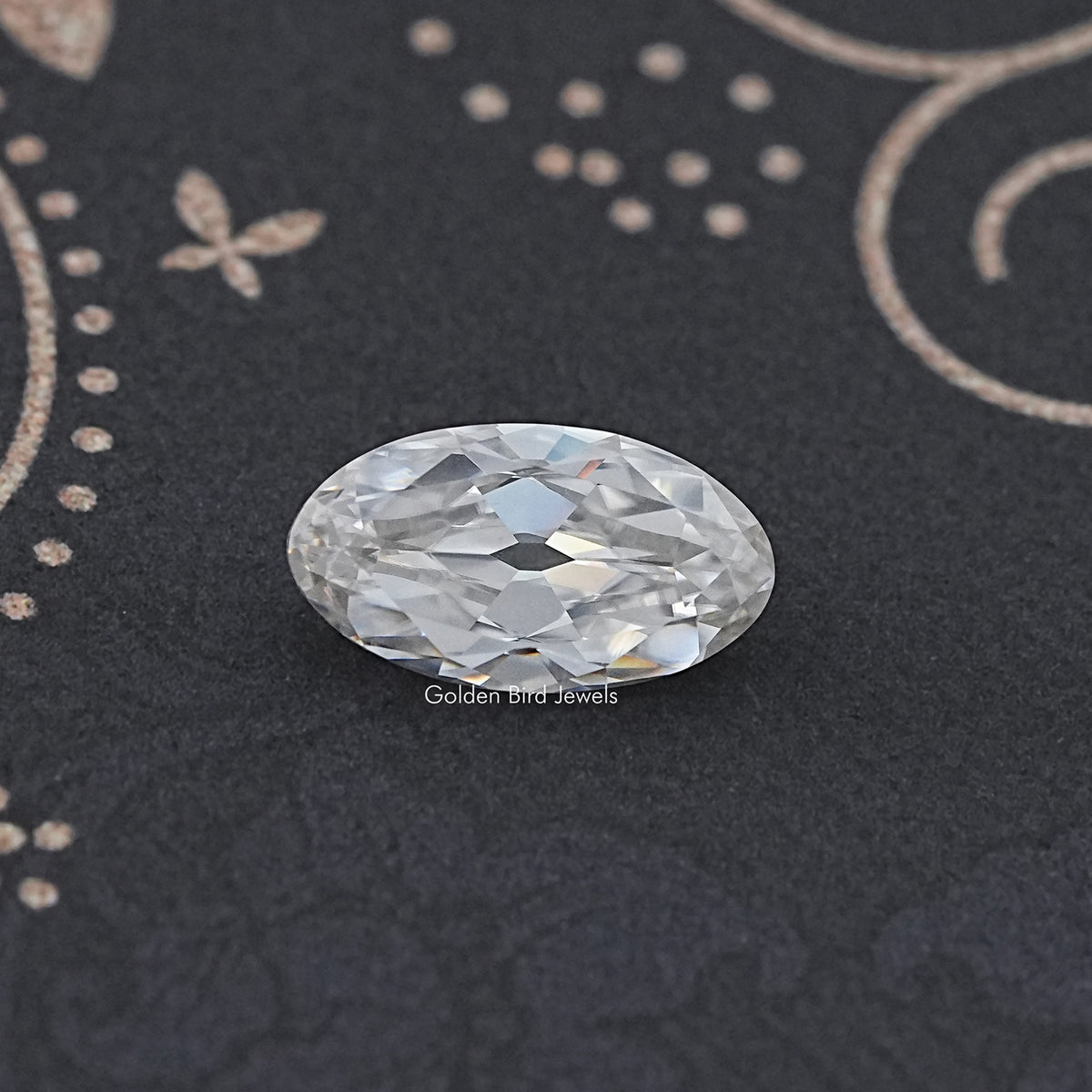 Old Mine Moval Moissanite Loose Stone