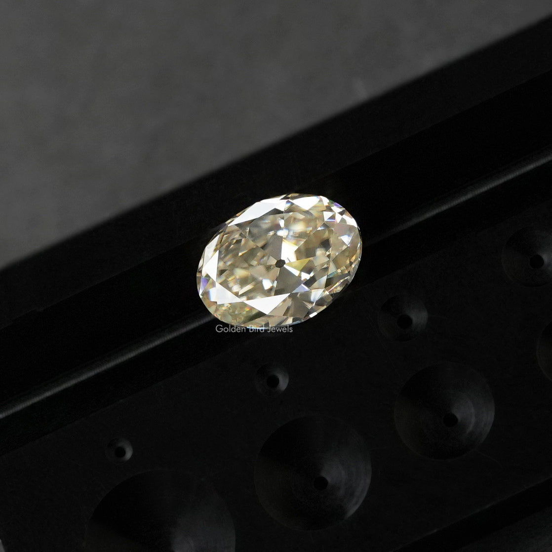 [Moissanite Oval Cut Loose Stone]-[Golden Bird Jewels]