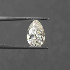 [Old Mine Pear Shaped Loose Moissanite]-[Golden Bird Jewels]