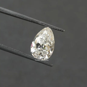 [Moissanite Old Mine Pear Shaped Loose]-[Golden Bird Jewels]