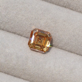 [Moissanite Asscher Cut Loose]-[Golden Bird Jewels]