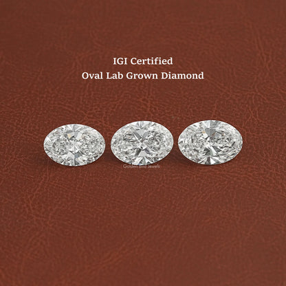 Oval Cut Lab Grown Diamond - IGI Certified