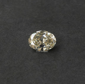 [Off White Oval Cut Loose Moissanite]-[Golden Bird Jewels]