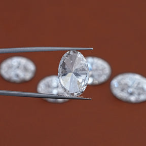 Oval Cut Lab Loose Diamond in multi-shape 
