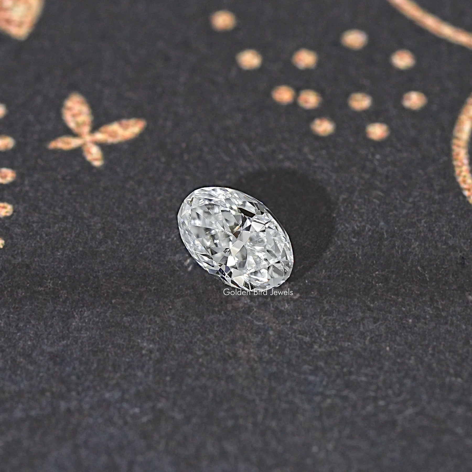 Crushed Ice Oval Loose Moissanite