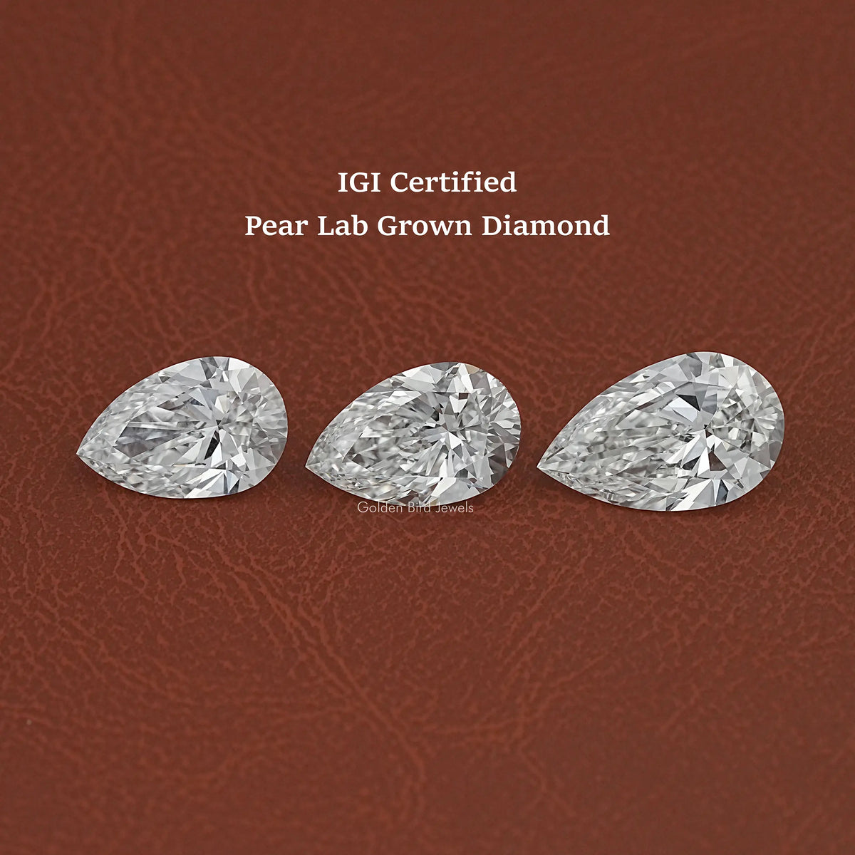 Pear Cut Lab Diamond Loose