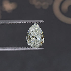 Colorless Pear Moissanite Loose Stone