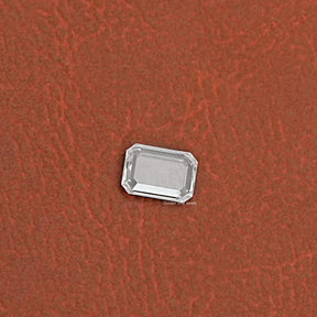 View of Portrait Emerald Cut Loose Diamond