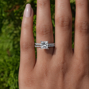 Princess Cut Lab Grown Diamond Ring