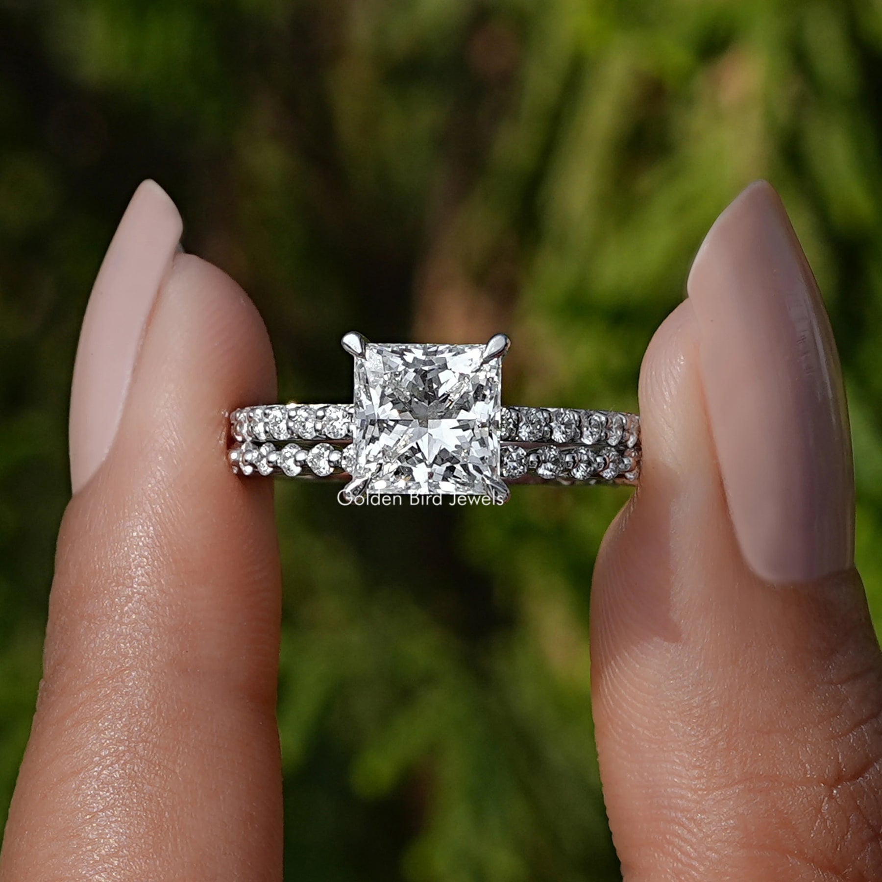 Princess Cut Lab Grown Diamond Ring