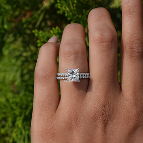 Princess Cut Lab Grown Diamond Ring