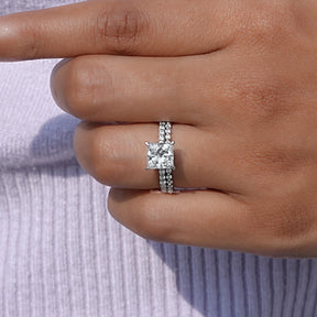 Princess Cut Lab Grown Diamond Ring