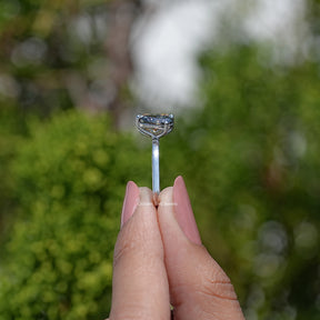 Toi Moi-Ring mit Moissanit in ausgefallenen Farben und strahlendem Birnenschliff