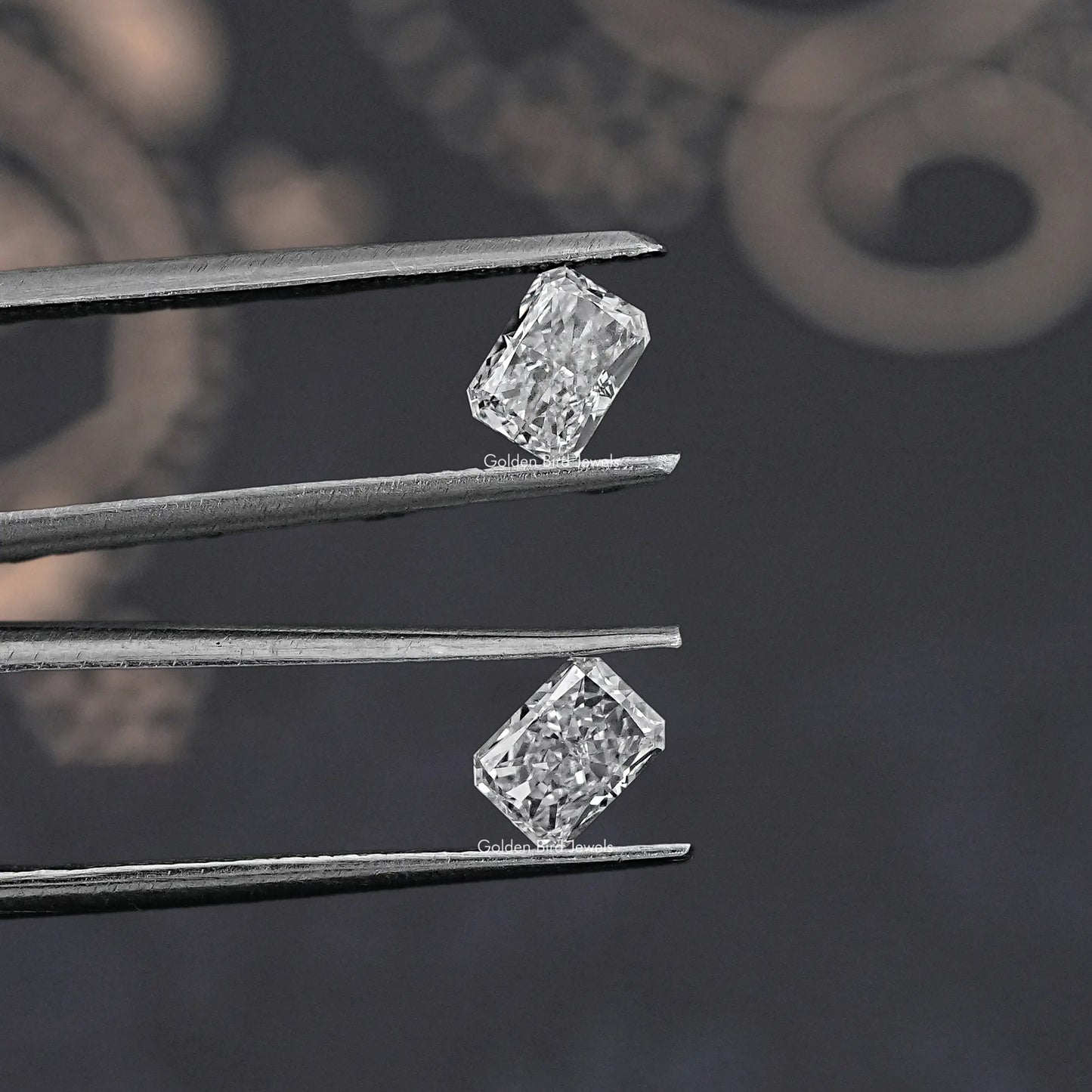 Radiant Cut Loose Diamond Matching Pair