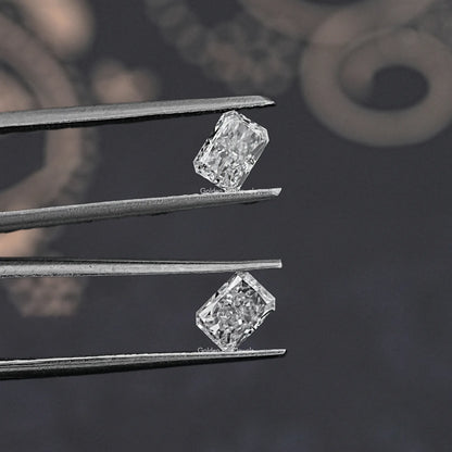 Radiant Cut Loose Diamond Matching Pair