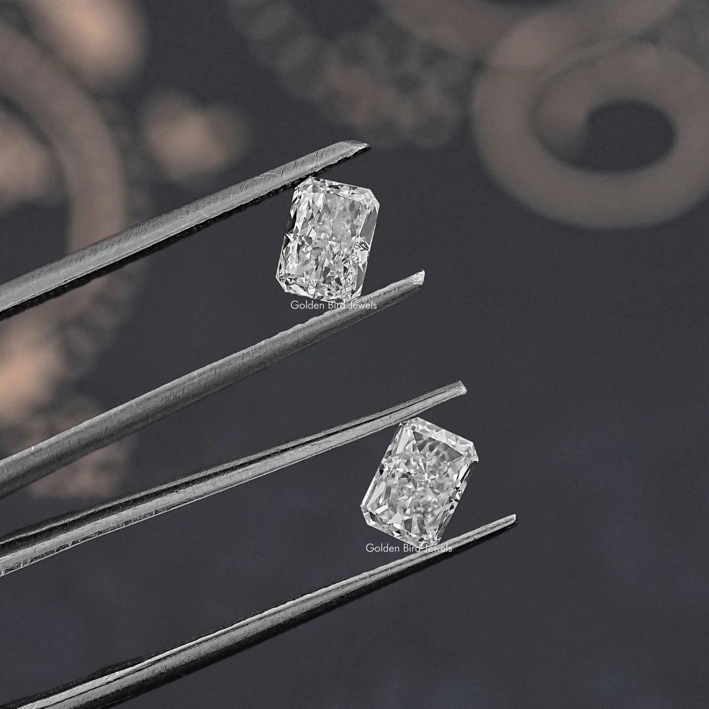 Radiant Cut Loose Diamond Matching Pair