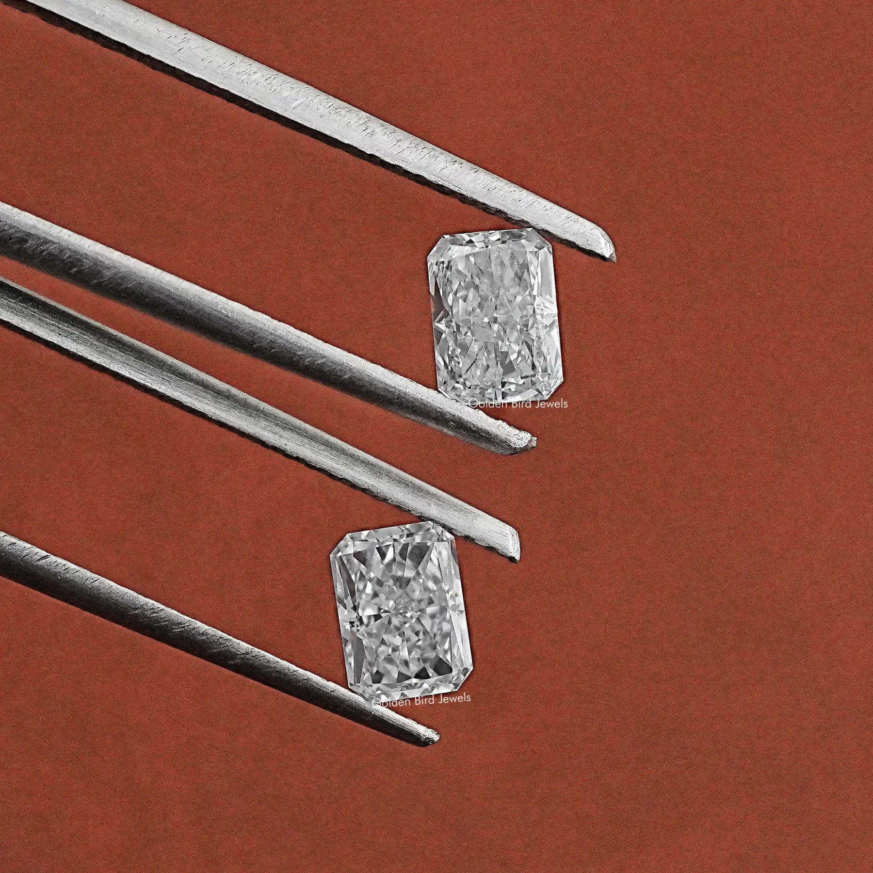 Radiant Cut Loose Diamond Matching Pair