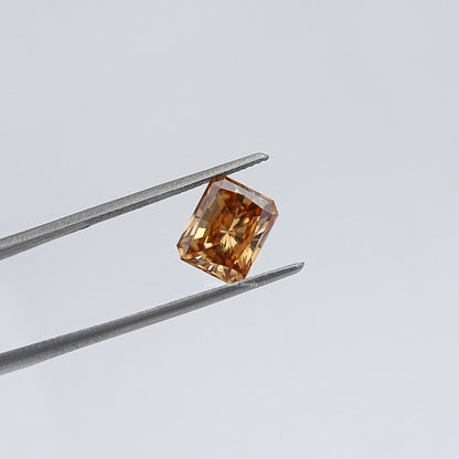 Champagne Radiant Moissanite Loose Stone