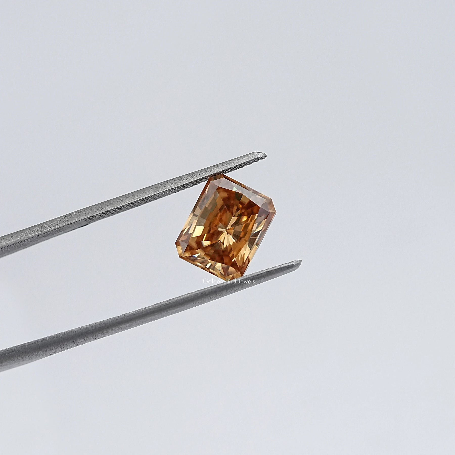 Champagne Radiant Moissanite Loose Stone