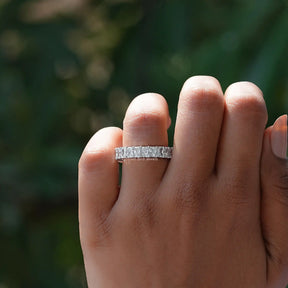 Radiant Lab Grown Diamond Wedding Band