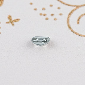 Gray Radiant Moissanite Loose Stone