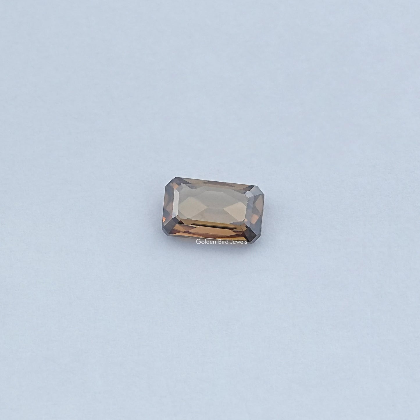 Rose Cut Emerald Loose Moissanite