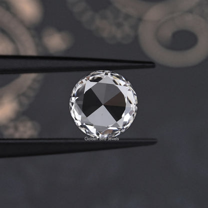 Rose Cut Round Lab Grown Diamond