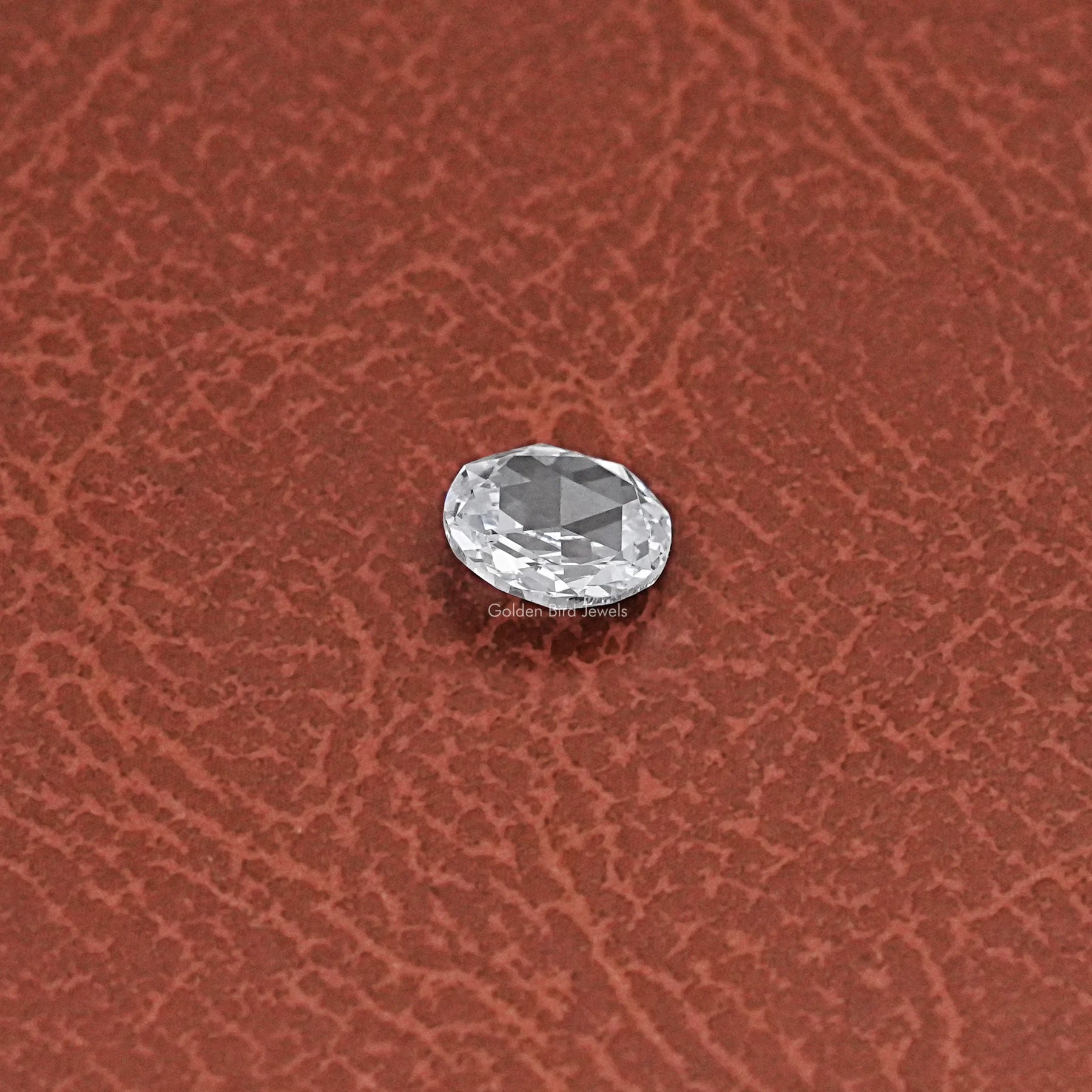 Detailed View Of Rose Cut Round Loose Lab Diamond